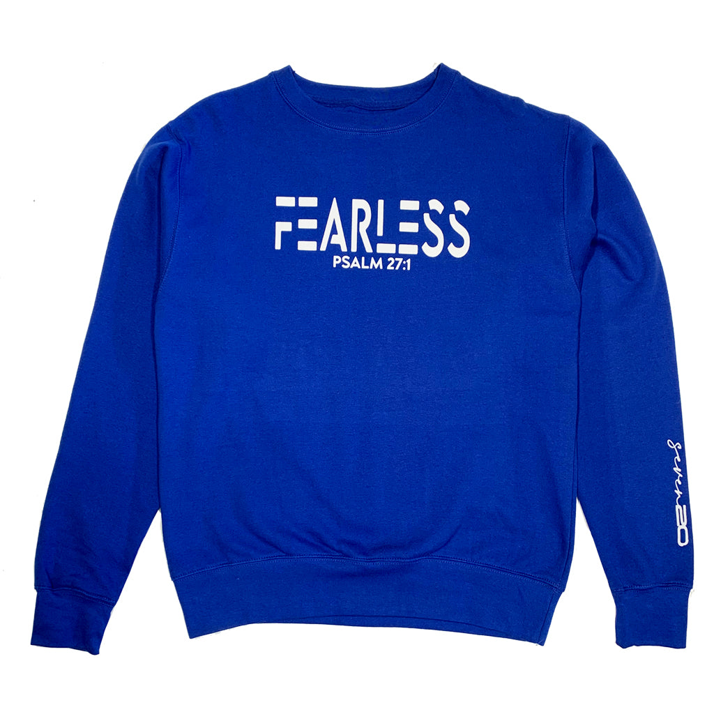 ROYAL BLUE FEARLESS UNISEX SWEATSHIRT